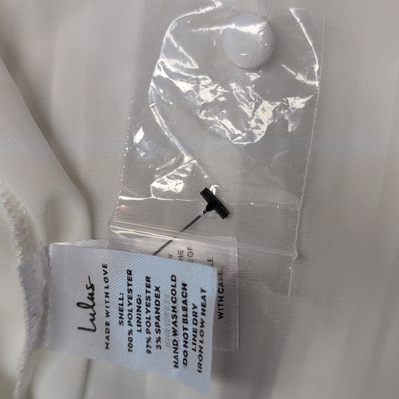 Lulus Twirl-wind Romance White Satin Pleated Tiered Midi Dress Size XL NWT - Picture 10 of 10